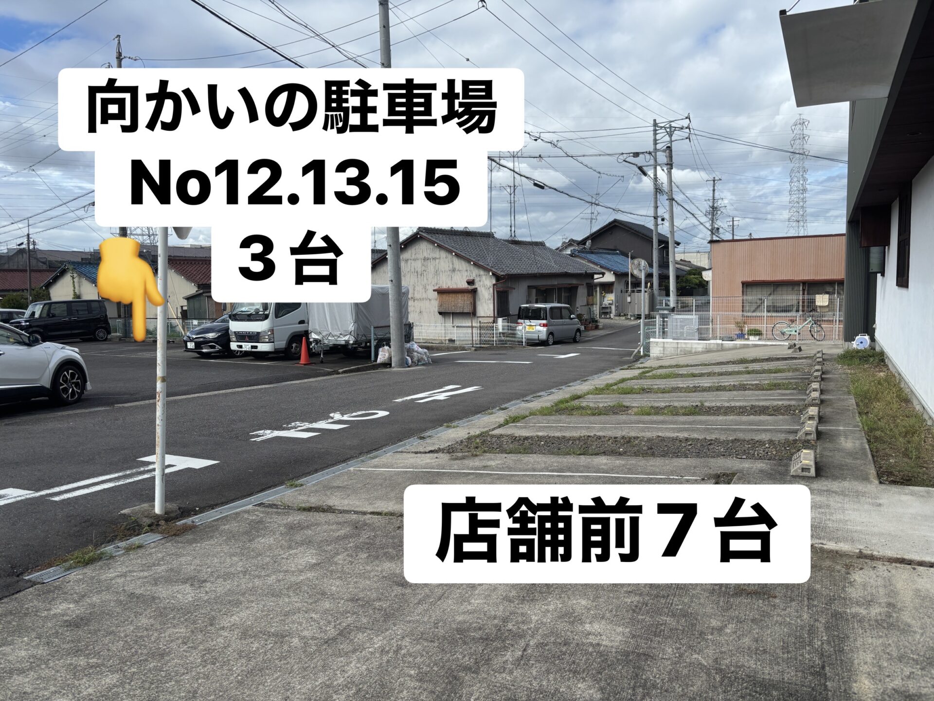 OYAKO CAFE MINIの駐車場案内